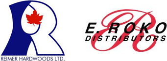 Reimer Hardwoods and E Roko Distributors Logos